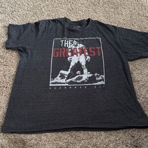 Muhammad Ali 'The Greatest' Graphic Tee - Dark Gray